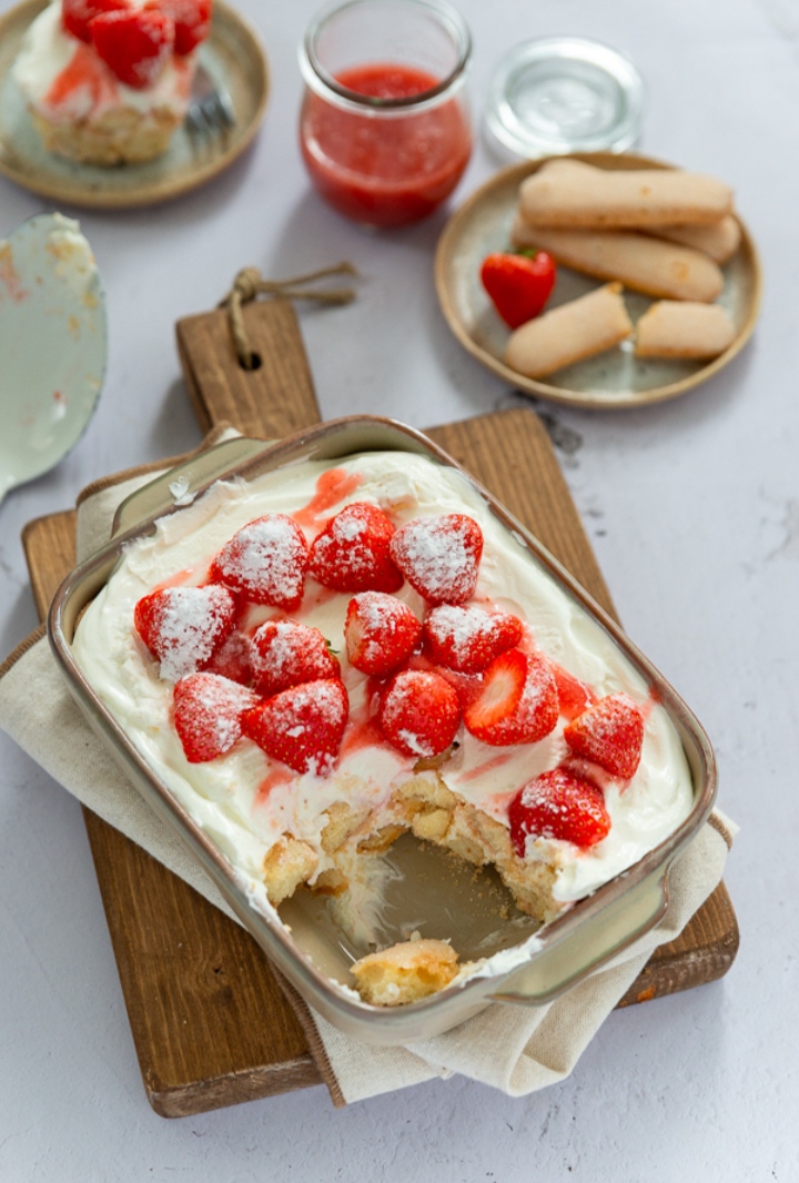 Aardbeientiramisu